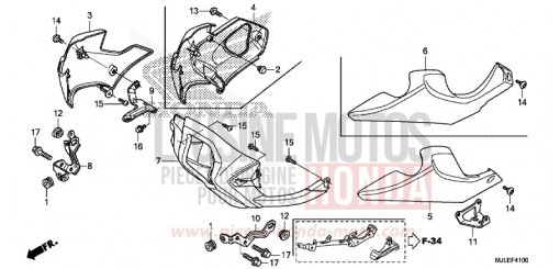 UNDER COWL NC750SE de 2014